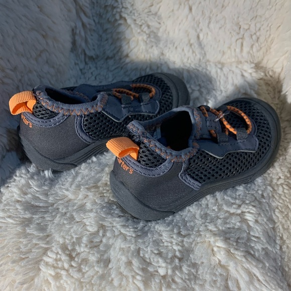 Carter's Shoes Carters Water Shoes Grey Black And Orange Size 5